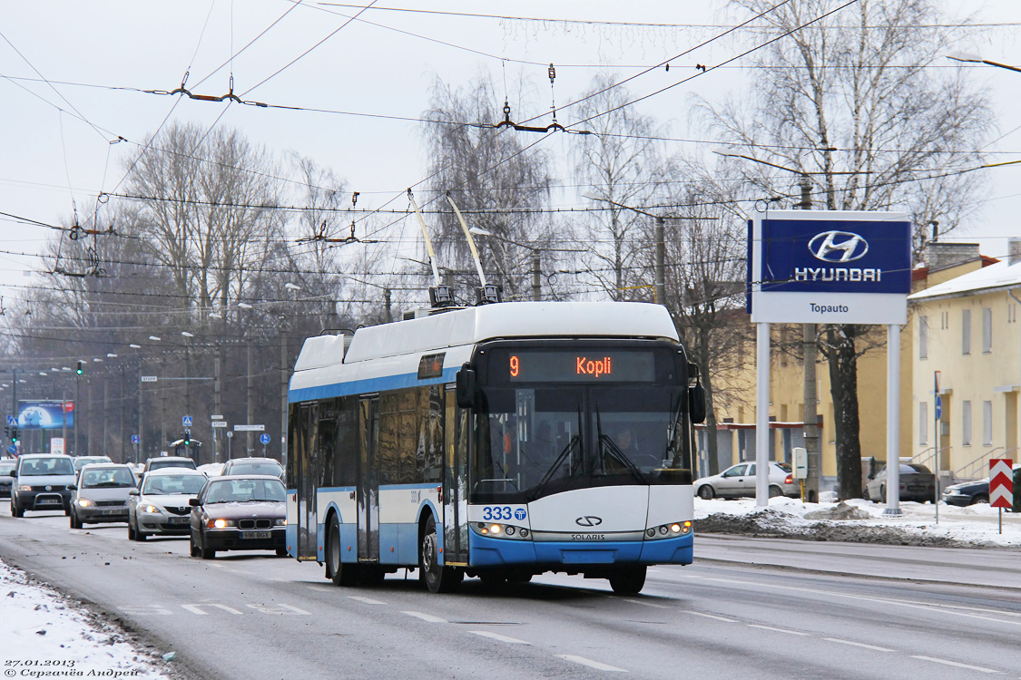 Tallinn, Solaris Trollino III 12 AC N°. 333