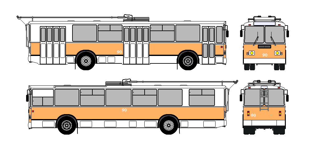 Vladikavkaz — Car paint schemes