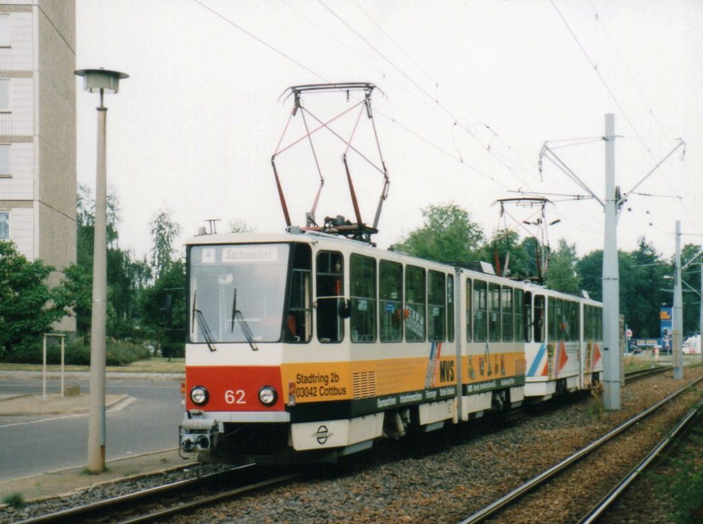 Cottbus, Tatra KT4D № 62
