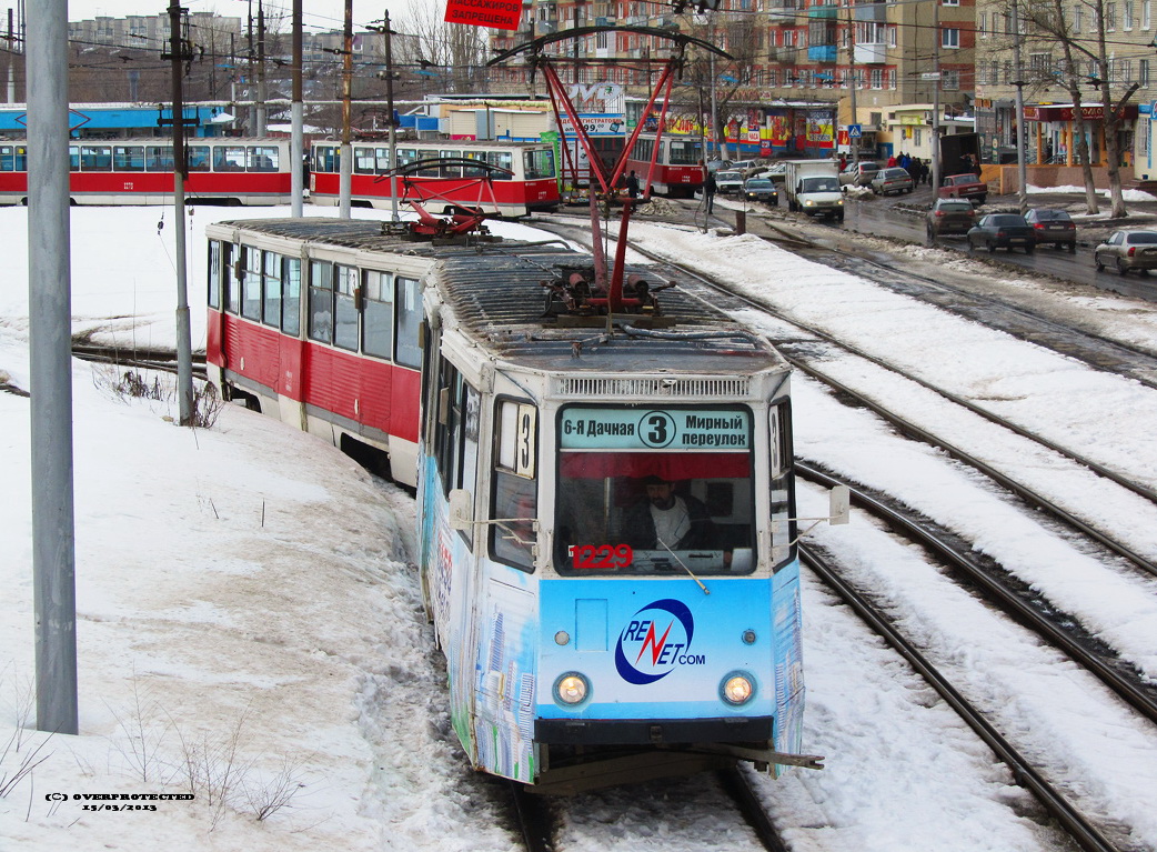 Саратов, 71-605 (КТМ-5М3) № 1229