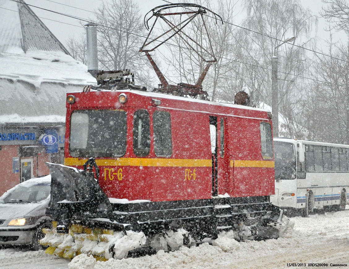 Смоленск, ГС-4 (КРТТЗ) № ГС-6; Смоленск — Снегопад. 15 марта 2013