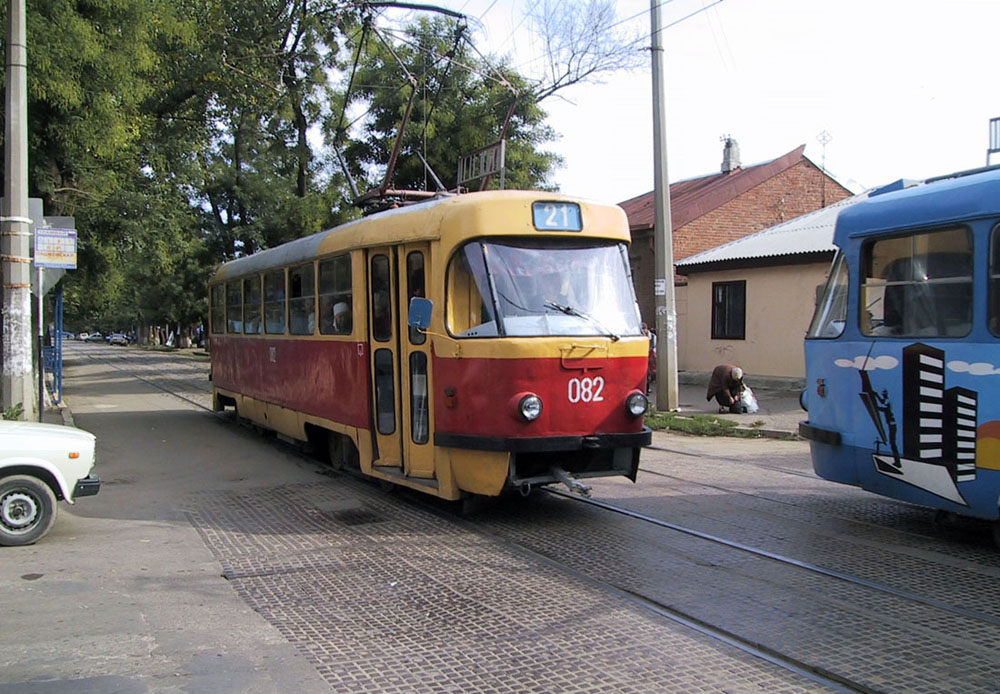 Краснодар, Tatra T3SU (двухдверная) № 082