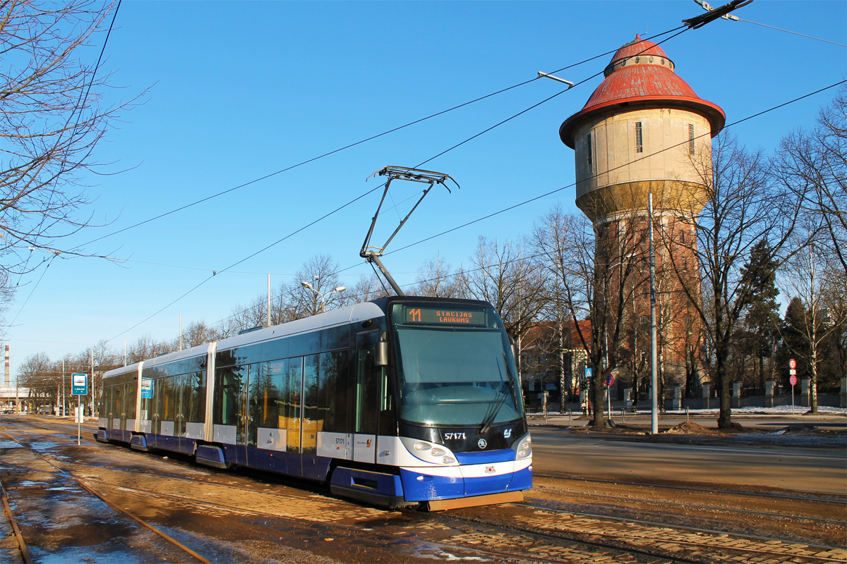 Ryga, Škoda 15T ForCity Alfa Riga nr. 57171