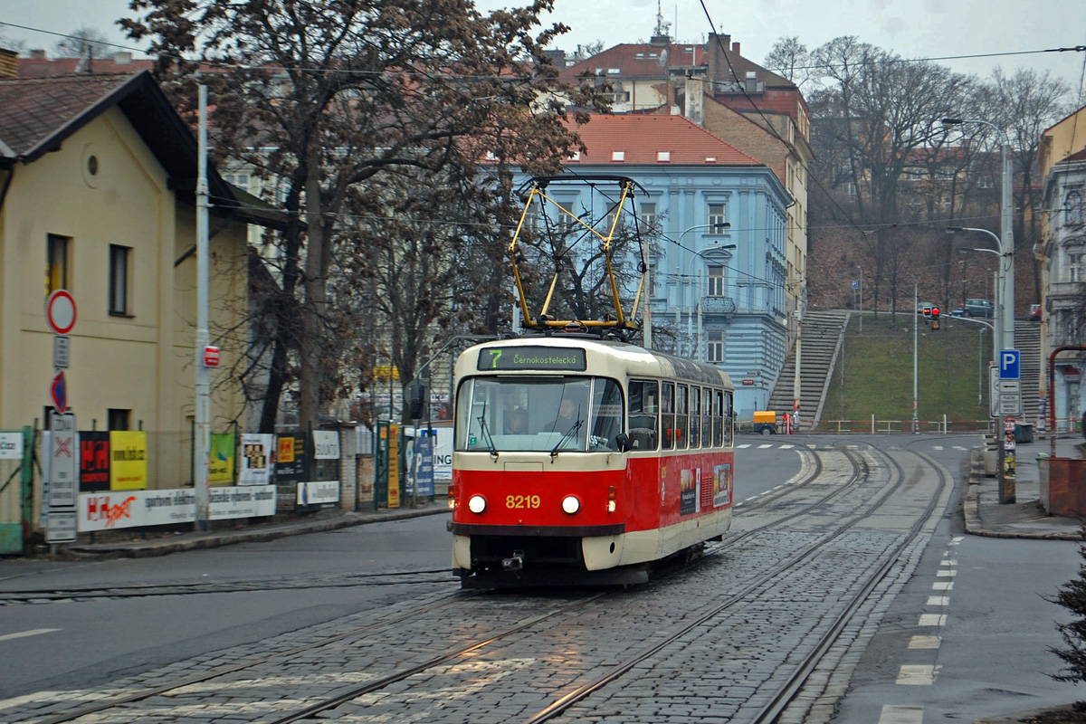 Прага, Tatra T3R.P № 8219