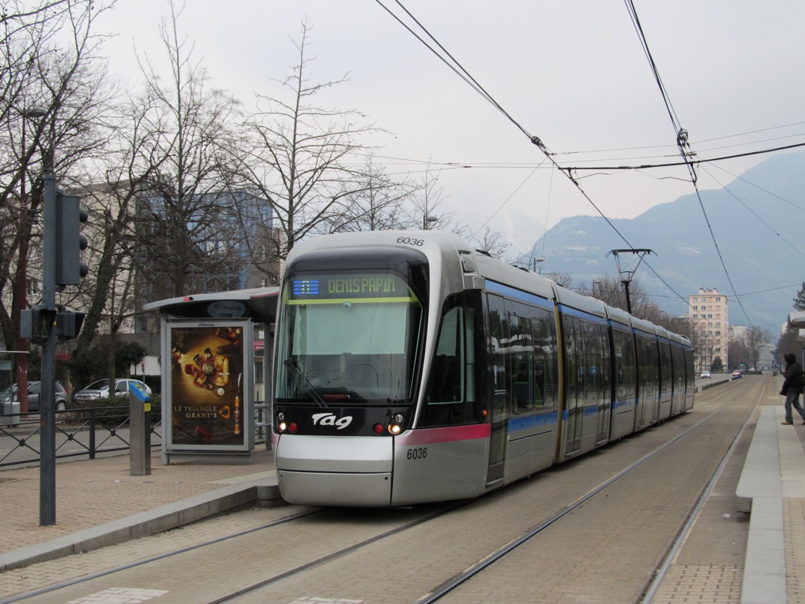 Grenoble, Alstom Citadis 402 № 6036
