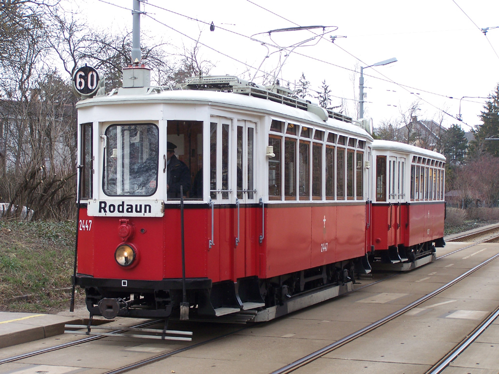 Вена, Simmering Type K № 2447; Вена — 240. поездка VEF — 17.03.2013.