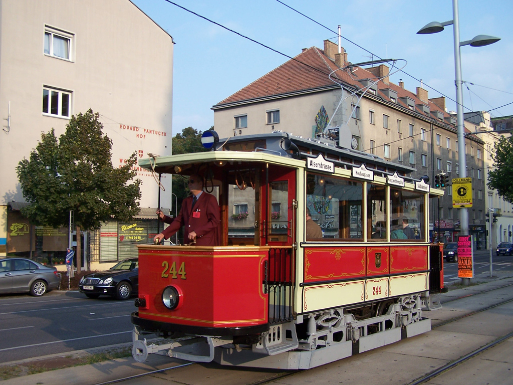 Вена, Graz Type D № 244; Вена — Tramwaytag 2009