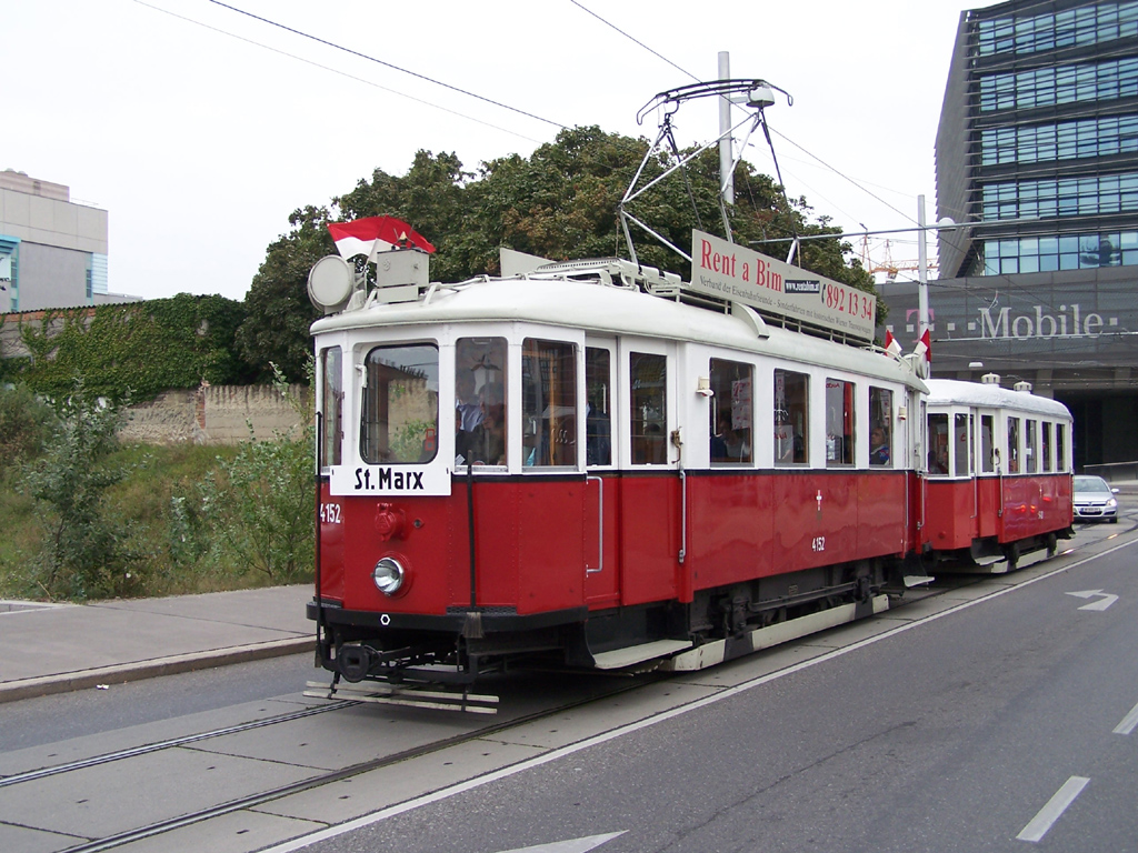 Вена, Simmering Type M1 № 4152; Вена — Tramwaytag 2009