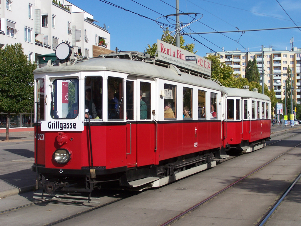 Vídeň, Graz Type M č. 4023; Vídeň — Tramwaytag 2008