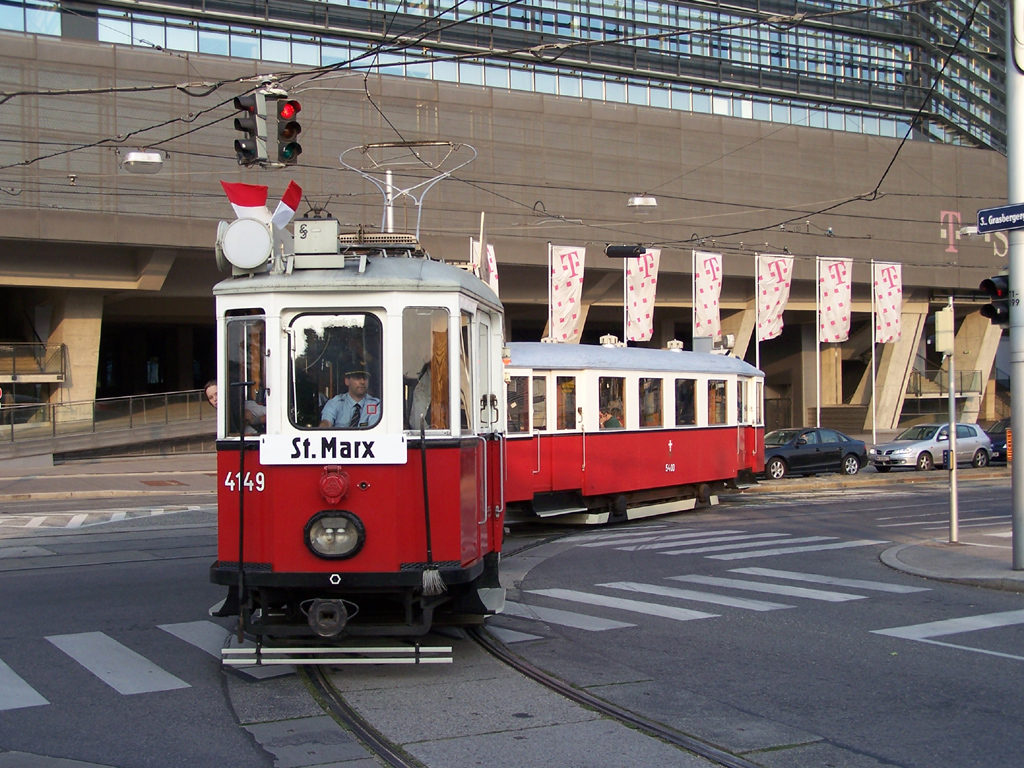 Vienna, Simmering Type M č. 4149; Vienna — Tramwaytag 2009