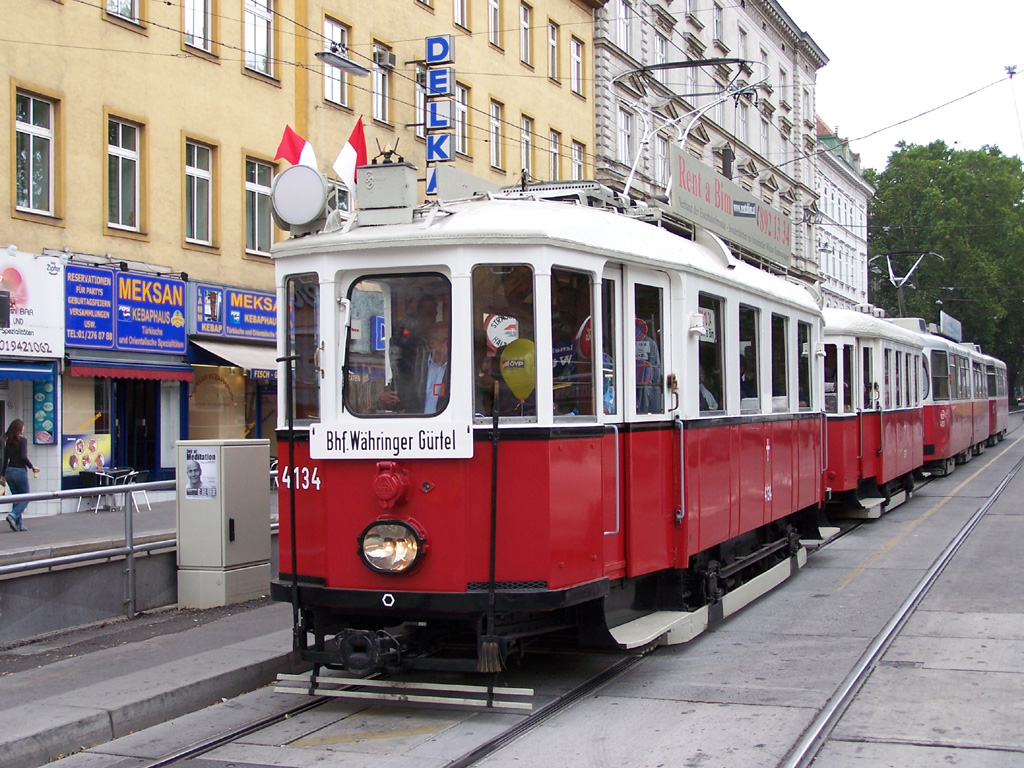 Viena, Simmering Type M nr. 4134; Viena — Tramwaytag 2006