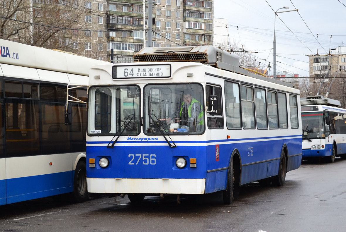 Москва, ЗиУ-682ГМ1 (с широкой передней дверью) № 2756