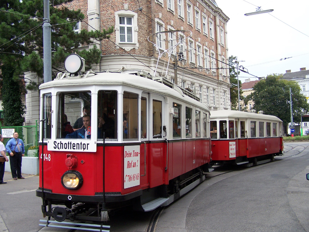 Вена, Simmering Type M № 4148; Вена — Tramwaytag 2006