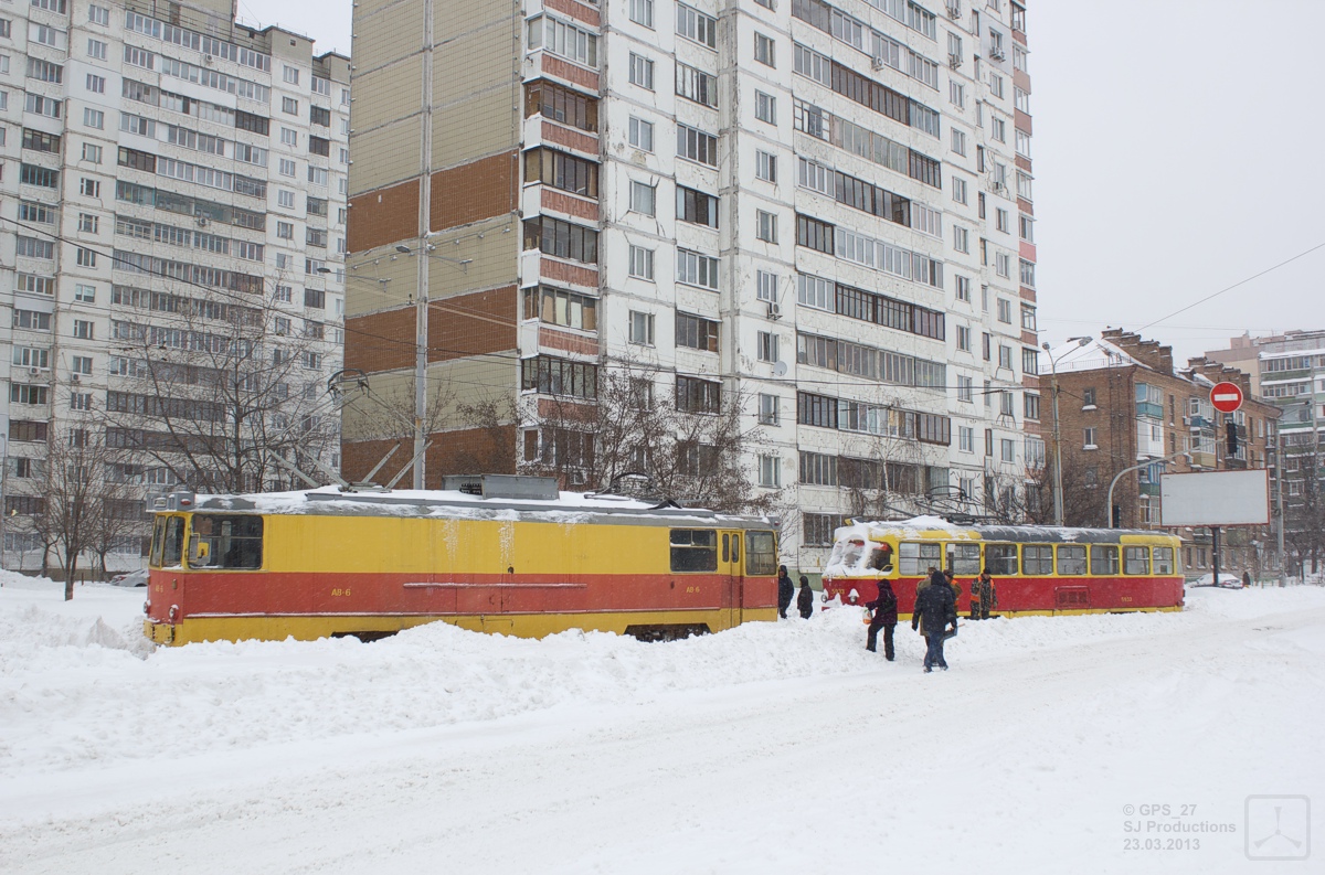 Kiev, KTV-57 N°. АВ-6; Kiev — Snowfall. 22-24th of March, 2013