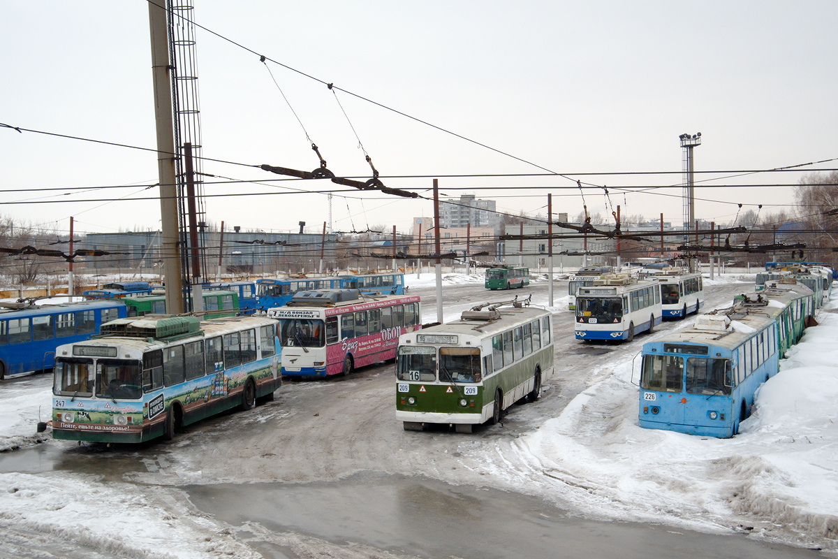 Омск — Троллейбусное депо 2 (Левобережное)  (закрыто); Омск — Троллейбусные линии — Левый Берег