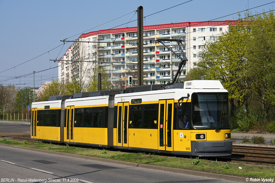 Берлин, Adtranz GT6N № 1078