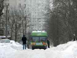 Киев, МАЗ-103Т № 1702; Киев — Снегопад 22-24 марта 2013