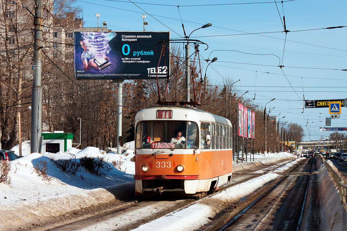Tver, Tatra T3SU № 333; Tver — Streetcar lines: Moskovsky District