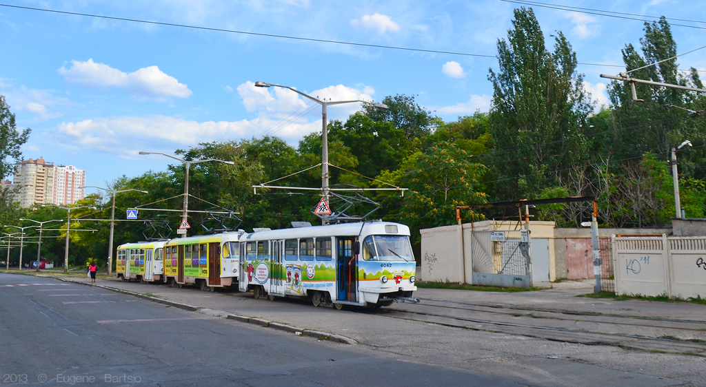 Одесса, Tatra T3R.P № 4042