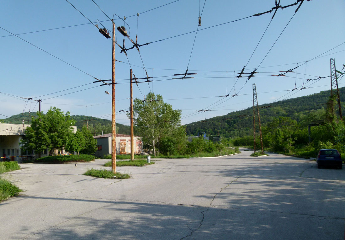 Veliko Tarnovo — Trolleybus overhead and infrastructure