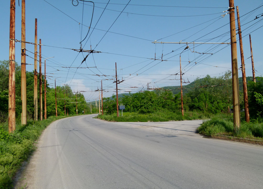 Veliko Tarnovo — Trolleybus overhead and infrastructure