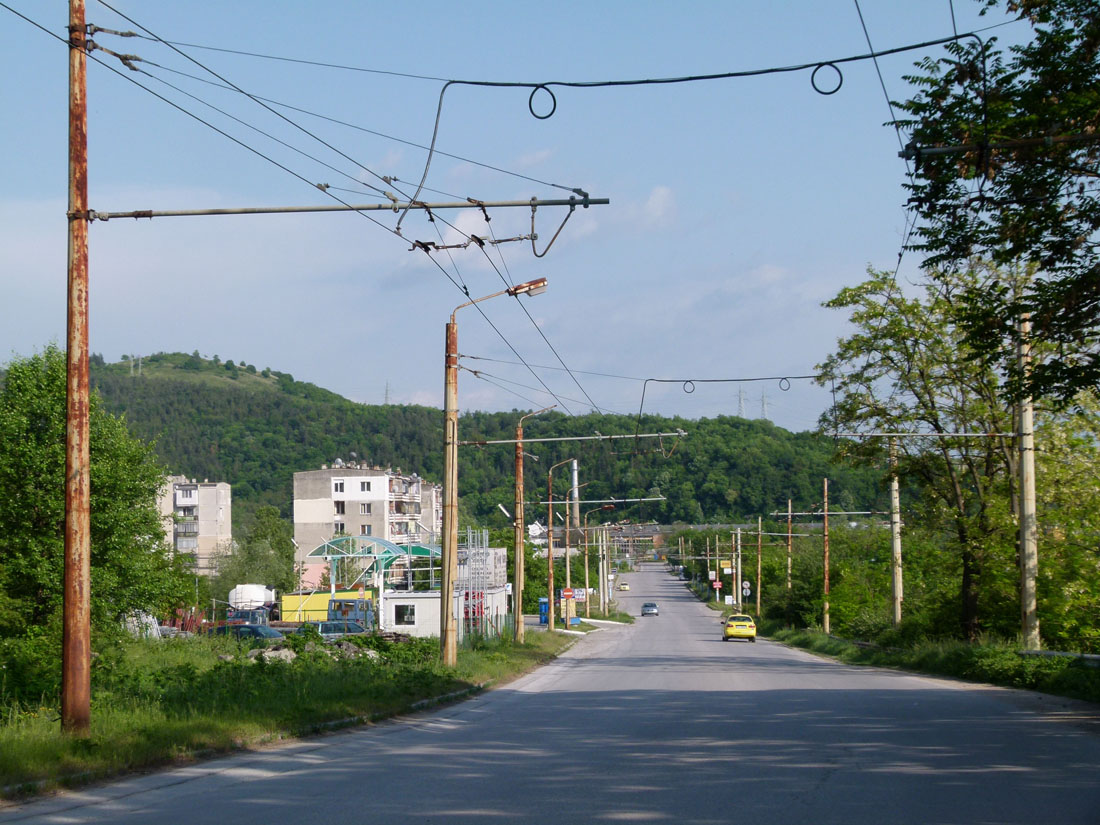 Veliko Tarnovo — Trolleybus overhead and infrastructure