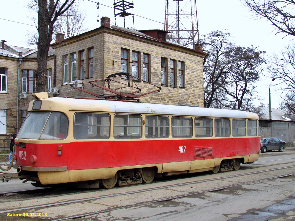 Harkova, Tatra T3SU # 482