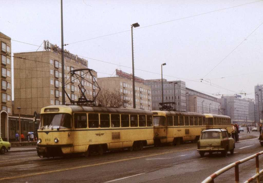 Лейпциг, Tatra T4D № 2113; Лейпциг — Старые фотографии