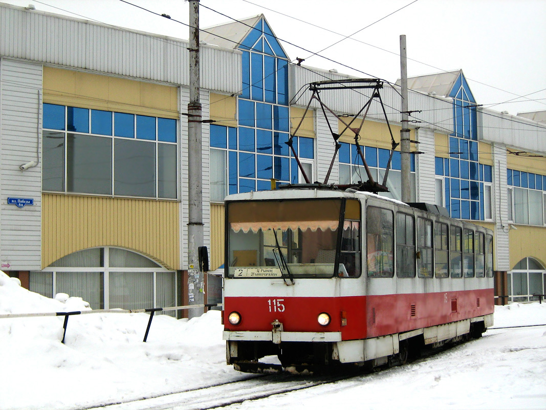 Липецк, Tatra T6B5SU № 115