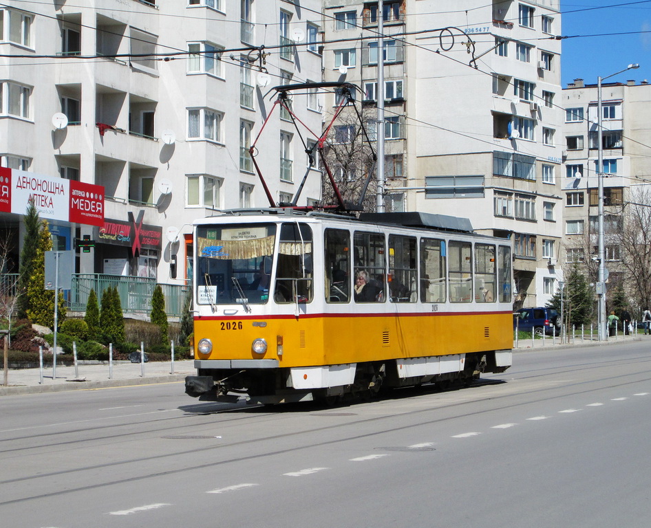 Sofia, Tatra T6A2B Nr 2026