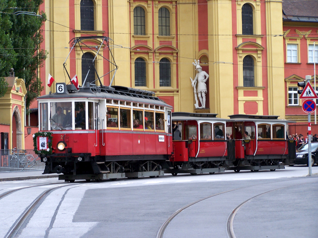 Инсбрук, Четырёхосный моторный Graz № 2; Инсбрук — 100 Jahre Haller Triebwagen