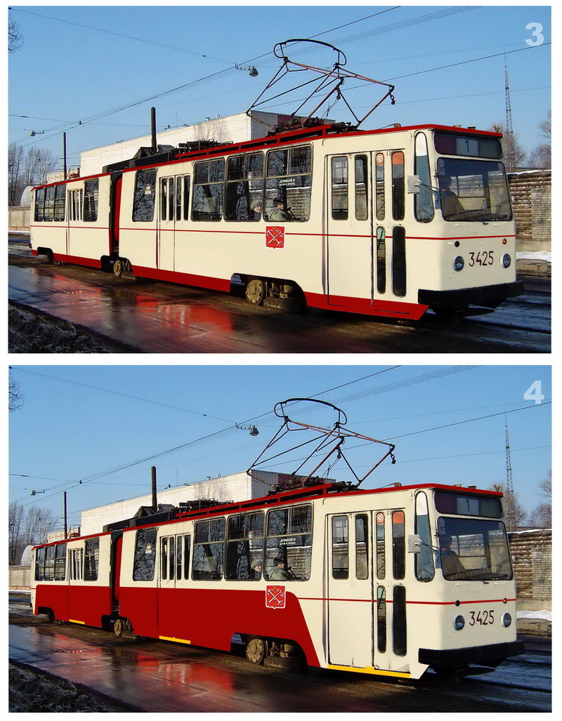 Photomontage — Tram repaints