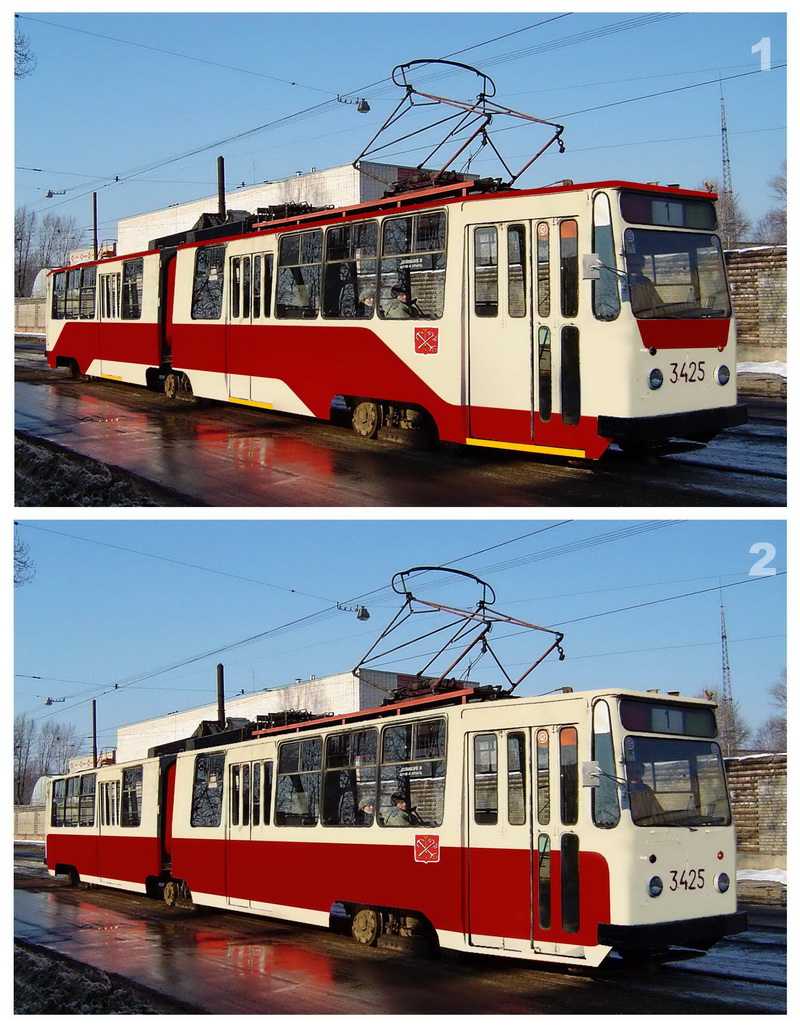 Photomontage — Tram repaints