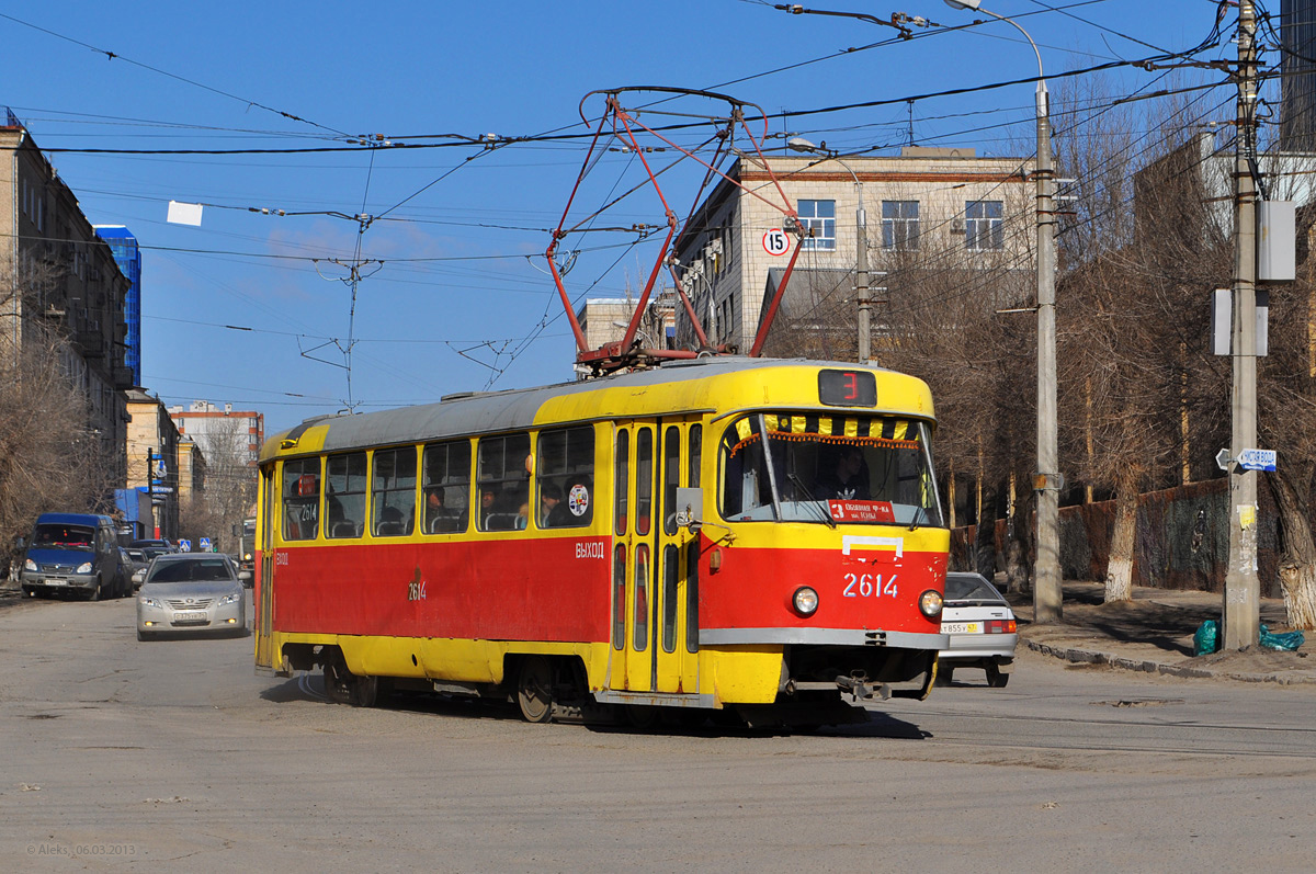 Volgograd, Tatra T3SU (2-door) č. 2614