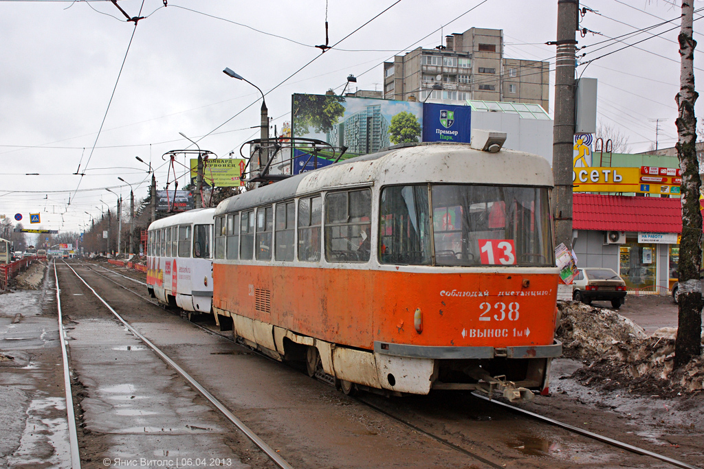 Tver, Tatra T3SU № 238; Tver — Streetcar lines: Moskovsky District