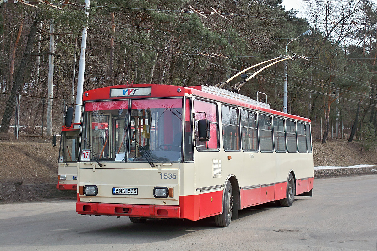 Вильнюс, Škoda 14Tr89/6 № 1535
