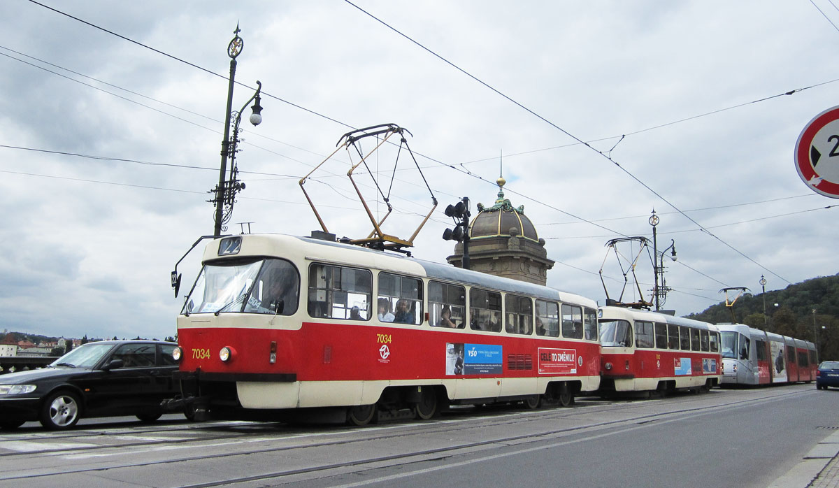 Prag, Tatra T3SUCS Nr. 7034