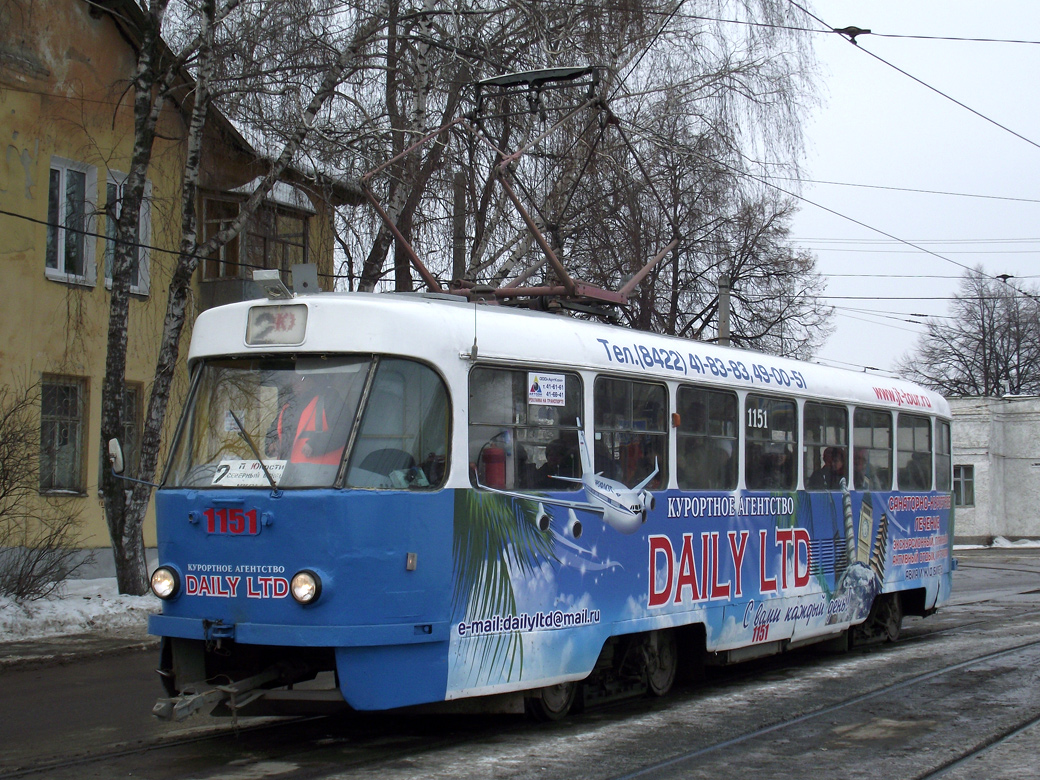 Ulyanovsk, Tatra T3SU Nr 1151