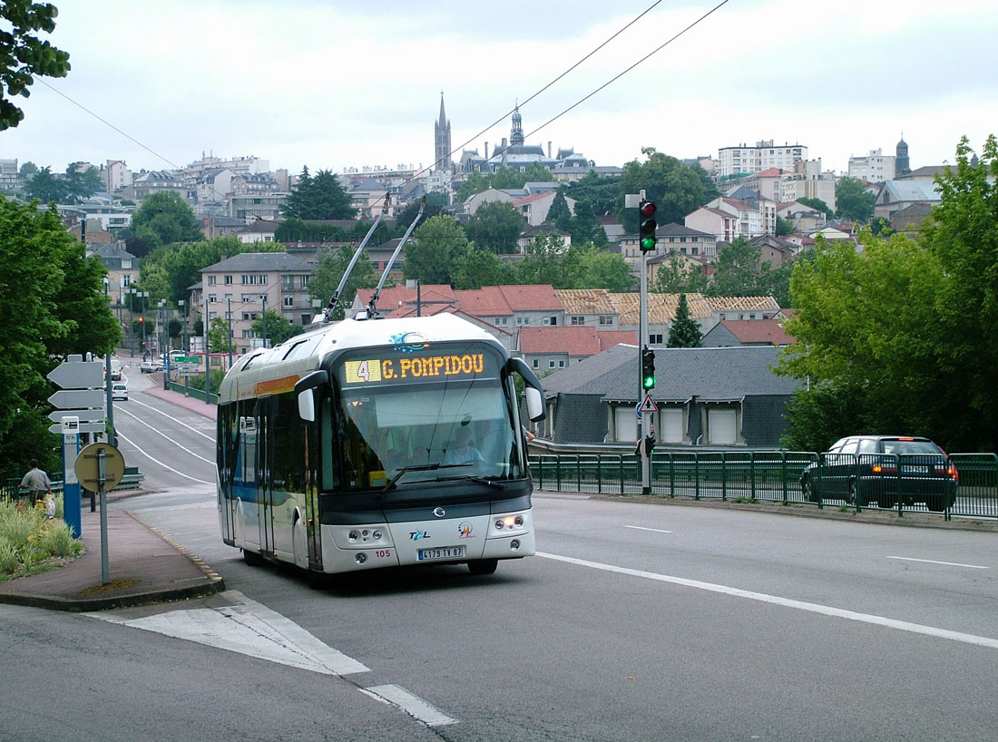 Limoges, Irisbus Cristalis ETB 12 # 105