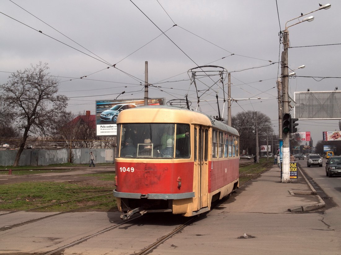 Одеса, Tatra T3SU (двухдверная) № 1049