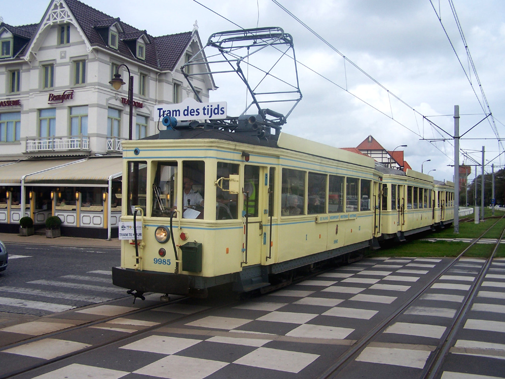 Береговой трамвай, SNCV Standard деревянный моторный № 9985
