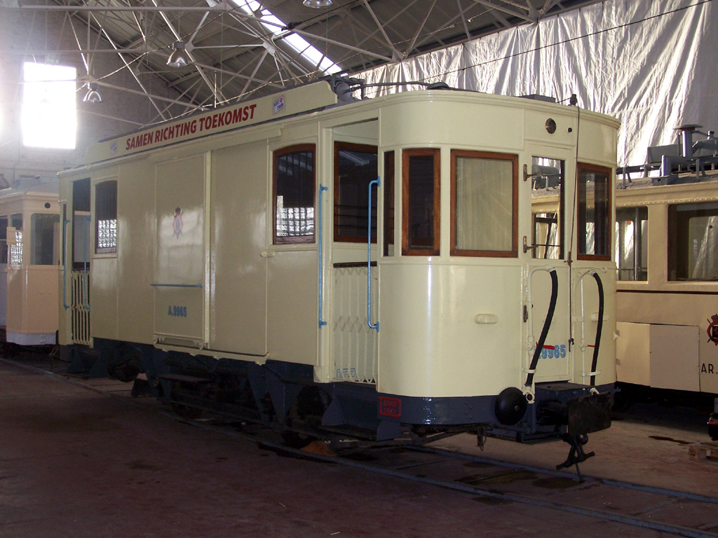 Береговой трамвай, Двухосный грузовой моторный Franco-Belge № A.9965