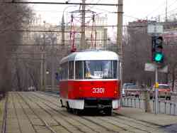 Москва, Tatra T3SU № 3301