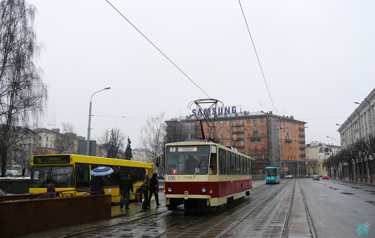 Минск, Tatra T6B5SU № 016