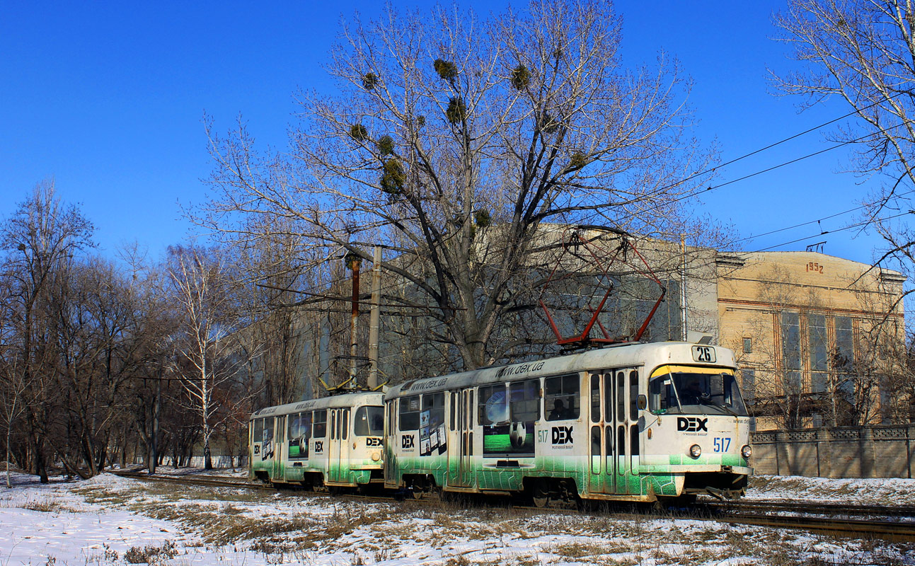 Харьков, Tatra T3SU № 517