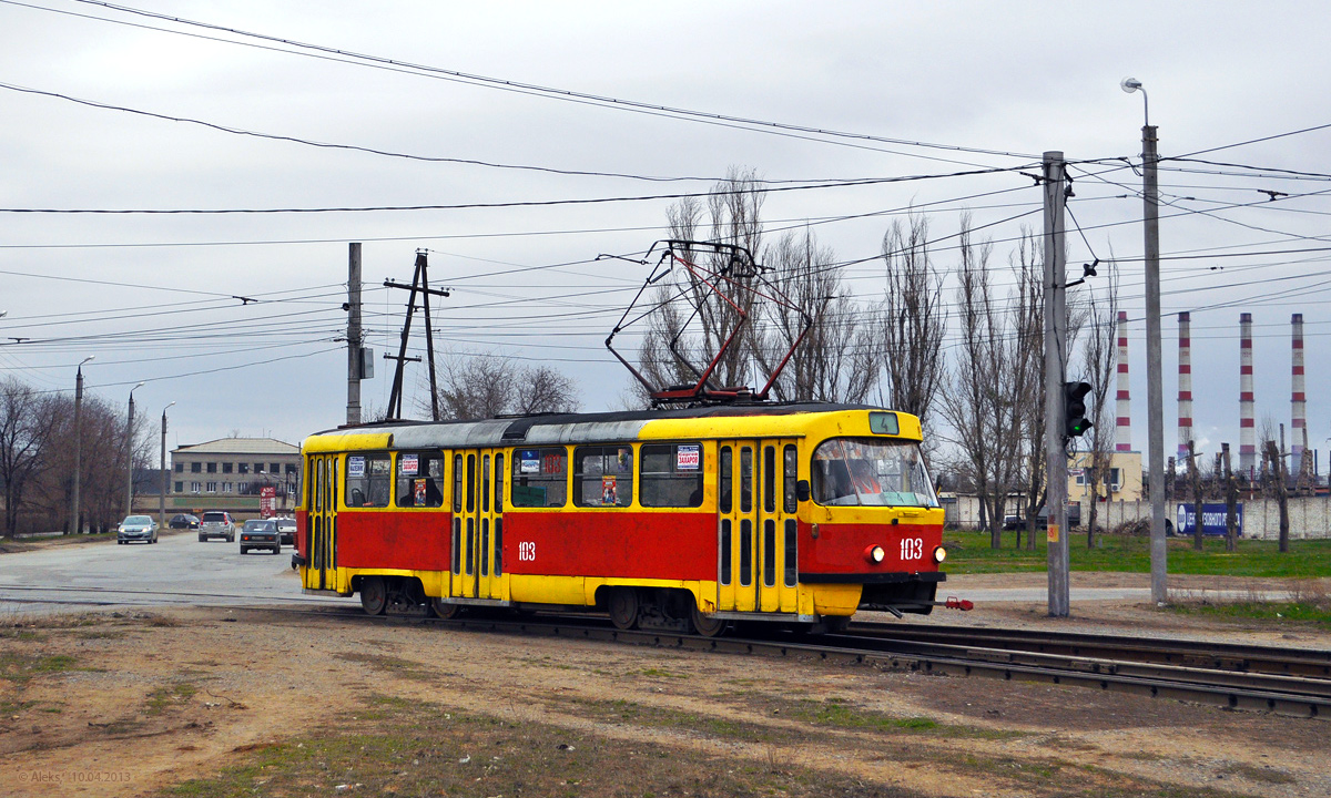 Volžskij, Tatra T3SU nr. 103