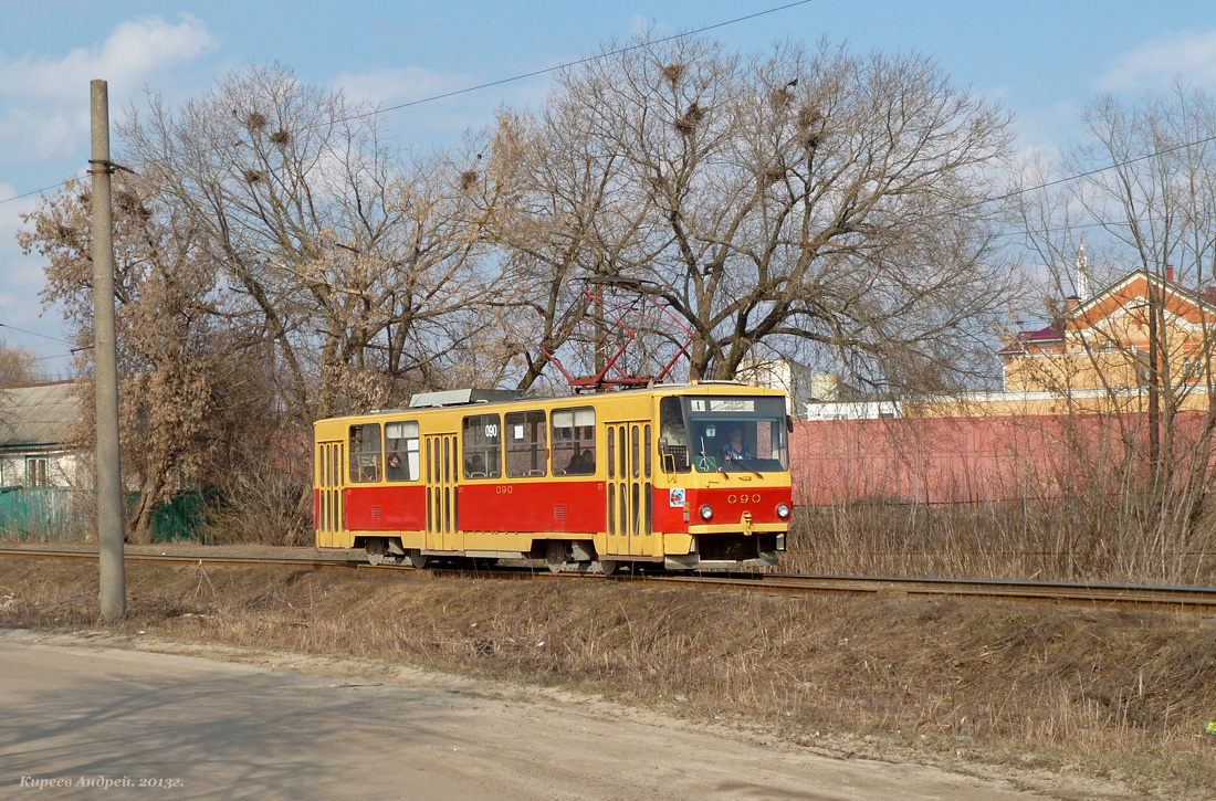 Орёл, Tatra T6B5SU № 090; Орёл — Автономная работа трамвая №4 из-за ремонта Красного моста (2013 г.)