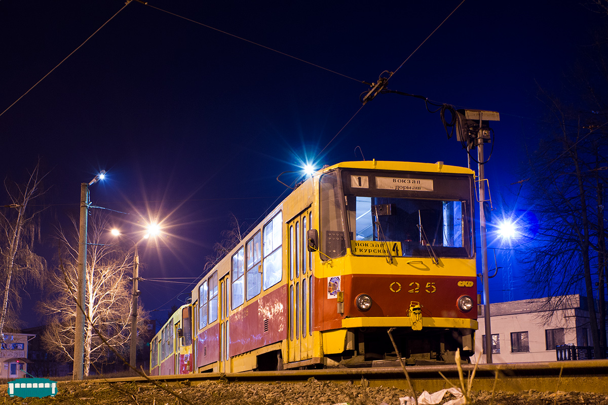 Orjol, Tatra T6B5SU № 025; Orjol — Repair Krasniy Bridge and autonomous operation tram number 4
