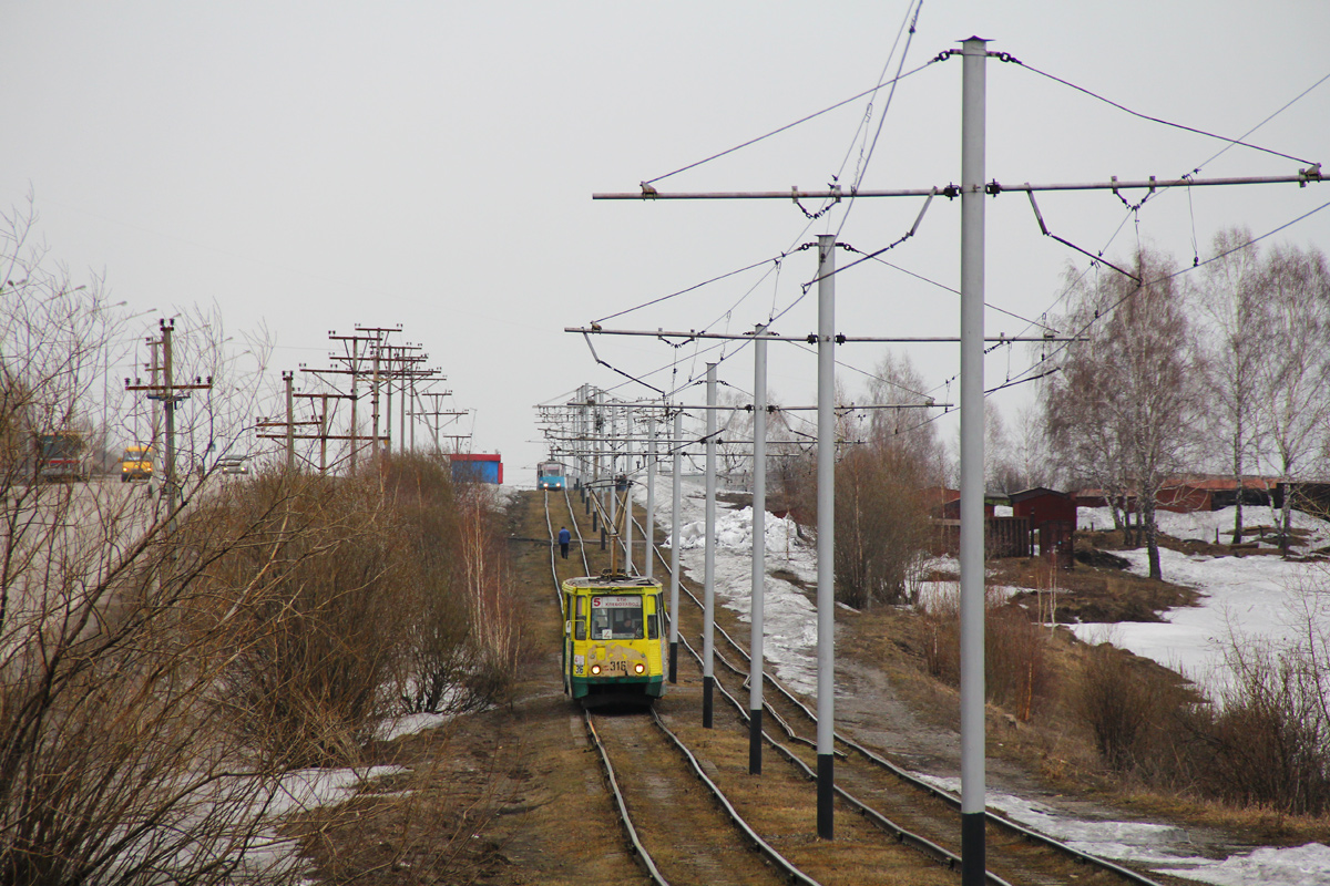 Prokopjevsk, 71-605 (KTM-5M3) № 316