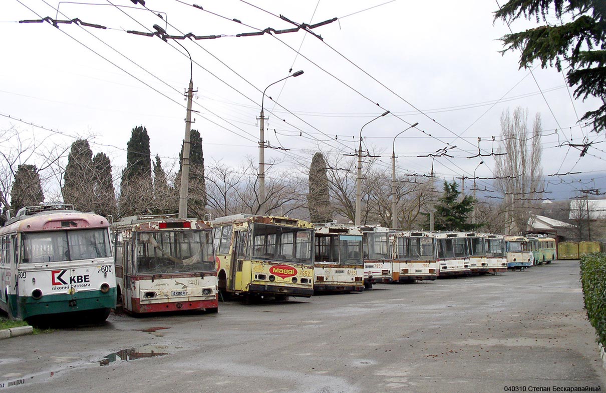 Крымский троллейбус, Škoda 9Tr24 № 7600